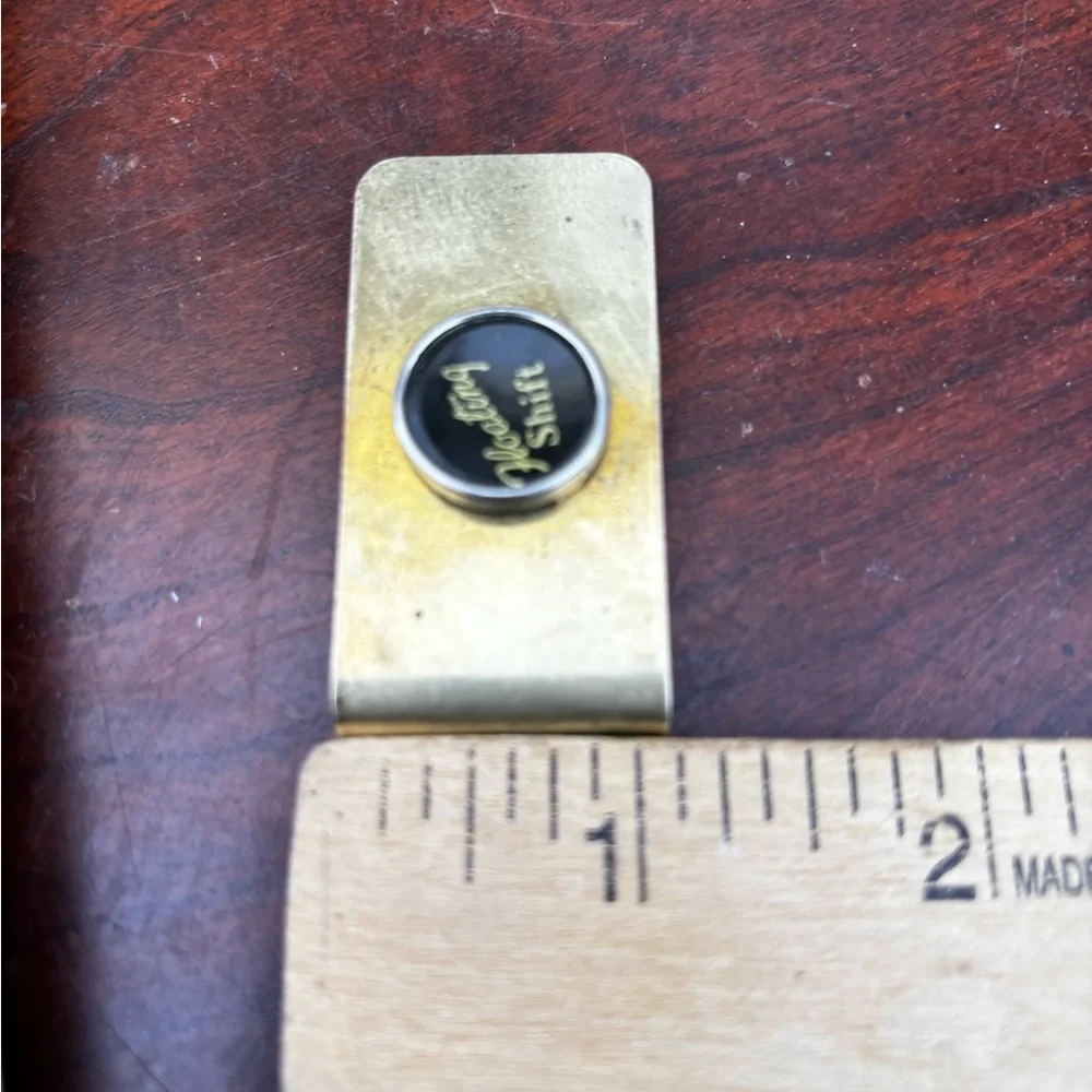 Floating Shift Gold typewriter key Money Clip